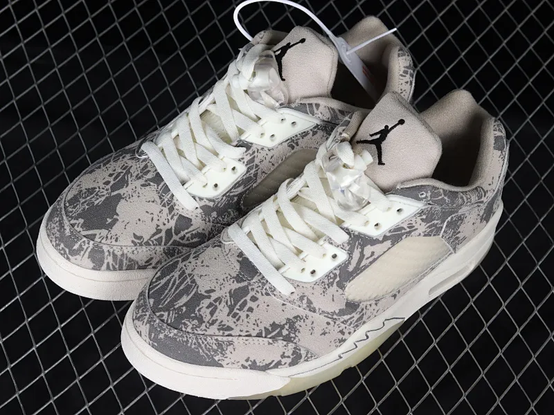 All categories Air Jordan Jordan series basketball shoes Air Jordan 5 Air Jordan 5 Low "Expression" AJ5 Joe 5 suede white low-top basketball shoes DA8016-100